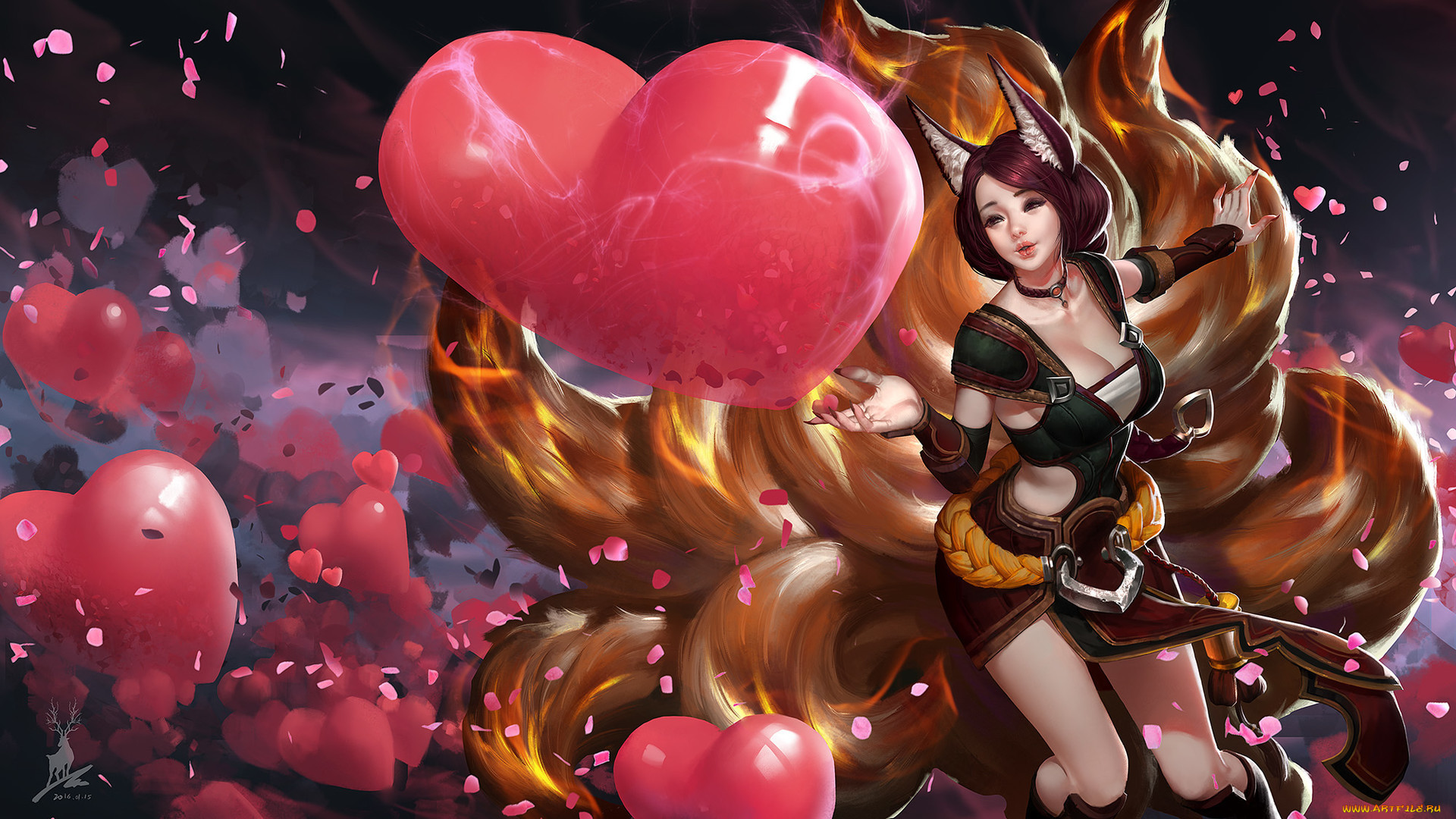  , league of legends, feihong, chen, , , , fire, ahri, league, of, legends